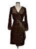 J.Crew Animal Print Brown Cocktail Dress Size 0 - photo 1