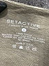 Set Active 100% Cotton Solid Tan Short Sleeve T-Shirt Size S - photo 7