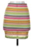 Shein Stripes Yellow Casual Skirt Size 4 - photo 2
