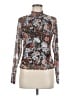 Assorted Brands Floral Brown Long Sleeve Blouse Size M - photo 1