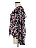 Signature 8 100% Polyester Floral Black Long Sleeve Blouse Size M - photo 5