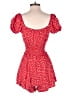 Altar'd State 100% Rayon Hearts Red Romper Size S - photo 2