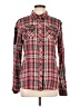 Harley Davidson 100% Cotton Plaid Red Long Sleeve Button-Down Shirt Size L - photo 1