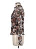 Assorted Brands Floral Brown Long Sleeve Blouse Size M - photo 5