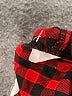 Mustard Seed Checkered-gingham Red Long Sleeve Blouse Size L - photo 8