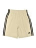 Adidas 100% Polyester Solid Gold Tan Athletic Shorts Size M (kids) - photo 1