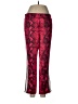 Pam & Gela Animal Print Red Track Pants Size M - photo 1