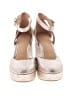 Copper Key Silver Heels Size 9 1/2 - photo 2