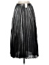 Banana Republic 100% Polyester Metallic Silver Formal Skirt Size 0 - photo 2