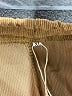 Unbranded 100% Polyester Solid Tan Casual Skirt Size XL - photo 4
