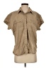 Athleta Tan Short Sleeve Blouse Size S - photo 1