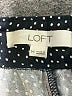 Ann Taylor LOFT 100% Viscose Polka Dots Black Casual Pants Size M - photo 7