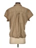 Athleta Tan Short Sleeve Blouse Size S - photo 2