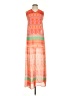 Lush 100% Polyester Orange Casual Dress Size S - photo 1