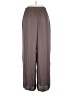 Nic + Zoe 100% Polyester Gray Tan Casual Pants Size L - photo 2