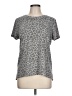 Zoe+Liv Animal Print Gray Short Sleeve T-Shirt Size L (estimated) - photo 1