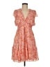 Torrid 100% Polyester Paisley Orange Casual Dress Size Med Plus (00) - photo 1