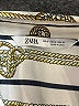 Zara Stripes Ivory 3/4 Sleeve Button-Down Shirt Size M - photo 7