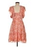 Torrid 100% Polyester Paisley Orange Casual Dress Size Med Plus (00) - photo 2