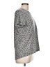 Zoe+Liv Animal Print Gray Short Sleeve T-Shirt Size L (estimated) - photo 4