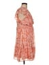 Torrid 100% Polyester Paisley Orange Casual Dress Size Med Plus (00) - photo 4