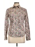 Assorted Brands Floral Ivory Long Sleeve Button-Down Shirt Size 12 - photo 1