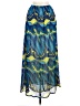 Sacred Threads 100% Polyester Print Blue Casual Skirt Size Med - Lg - photo 2