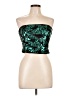 Entry 100% Polyester Teal Sleeveless Top Size L - photo 1