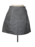 BCBGMAXAZRIA Houndstooth Gray Casual Skirt Size 12 - photo 1