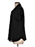 Pleione 100% Polyester Black Short Sleeve Blouse Size L - photo 5