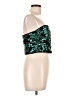 Entry 100% Polyester Teal Sleeveless Top Size L - photo 4