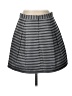BCBGMAXAZRIA Houndstooth Gray Casual Skirt Size 12 - photo 2
