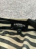 Express Stripes Ivory Long Sleeve Button-Down Shirt Size S - photo 7