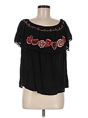 Dizzy Lizzy Short Sleeve Blouse (view 1)