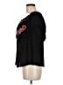 Dizzy Lizzy 100% Rayon Black Short Sleeve Blouse Size M - photo 5
