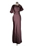 Amsale 100% Polyester Burgundy Brown Cocktail Dress Size 8 - photo 1