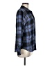 Rails 100% Rayon Plaid Blue Long Sleeve Button-Down Shirt Size M - photo 4