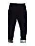 Adidas Solid Black Track Pants Size 8 - 10 - photo 1