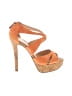 Alexandre Birman Orange Heels Size 5 1/2 - photo 1