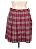 Lands' End Plaid Red Casual Skirt Size 4 - photo 1