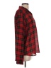 Chaps Plaid Red Long Sleeve Blouse Size L - photo 4