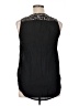 Converse One Star 100% Rayon Black Sleeveless Blouse Size XL - photo 2