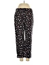 Ann Taylor Floral Black Casual Pants Size 4 Petite - photo 1