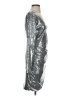 B. Darlin Metallic Silver Cocktail Dress Size 5 - 6 - photo 4