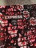 Express 100% Polyester Paisley Red Casual Dress Size XS - photo 7