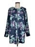 Chico's Print Blue Jacket Size Med (1) - photo 1