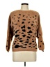 Unbranded 100% Acrylic Animal Print Brown Pullover Sweater Size L - photo 1