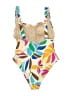 Tabitha Brown for Target Print Yellow One Piece Swimsuit Size XL - photo 2