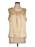 Chico's Gold Sleeveless Blouse Size Lg (2) - photo 1