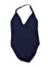 Calvin Klein Solid Blue One Piece Swimsuit Size S (estimated) - photo 1